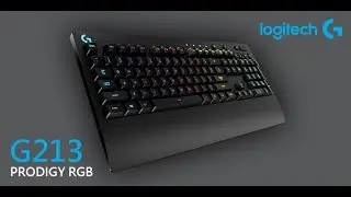 Logitech G213 PRODIGY RGB 遊戲鍵盤 燈效展示