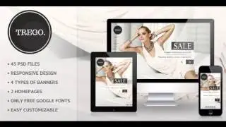 Preview Trego - eCommerce PSD Template Retail