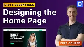 Step 3: Designing the Home Page in Divi 5 | Full Tutorial