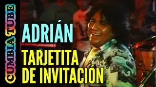 Adrián y Los Dados Negros - Tarjetita de Invitación