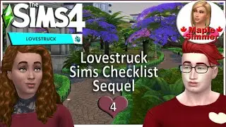 3rd Date Pt 4: Lovestruck Sequel to Sims Checklist Mashup Challenge (Sims 4)