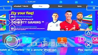 eFootball PES 2025 PPSSPP MOD EURO 24 V3 New Promoted Team Real Faces Full Updated Kit