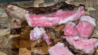 Anova Sous vide charcoal-seared Tomahawk ribeye