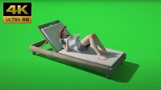 011 - Green Screen | Chroma Key | Character Woman 4K