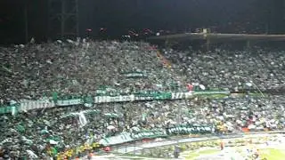 Atletico Nacional 2 - U. de Chile 0 - La Fiesta En La Tribuna 14/06/2012