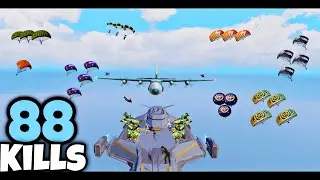 88kills!!!😨😱FULL RUSH NEW GAMEPLAY WITH BEST LOOT🔥IN PUBG MOBILE BGMI!
