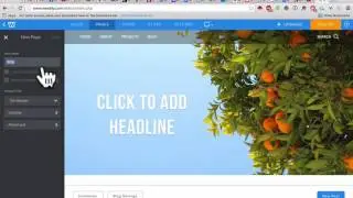 Add a blog page to your Weebly site (using the blog template)