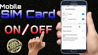 Disable Sim Card In Android #Turn on #Turn off SIM card mobile#sim Card#off sim #on sim#off mob sim