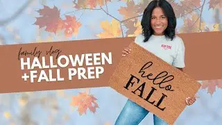 Fall and Halloween Prep Vlog | Sibling Halloween Costumes