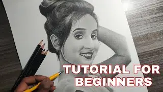 How To Draw Face With Grid Method || Drawing of Renuka Panwar