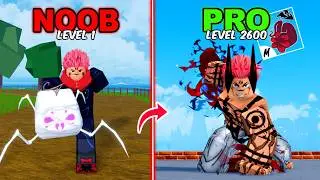 Noob To MAX LEVEL as SUKUNA in Blox Fruits