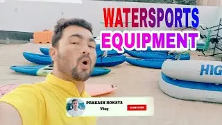 my first vlog | watersports equipment | sports equipment | beach activity  | sports toy's | kayaking