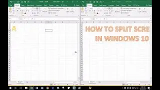 How to split screen into 4 different windows using Windows 10