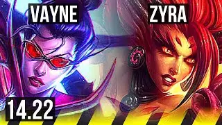 VAYNE & Senna vs ZYRA & Rell (ADC) | Rank 22 | BR Challenger | 14.22
