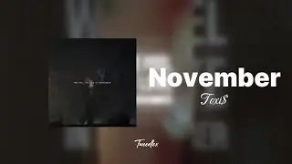 We fell in love in November - November - Toxi$ - text