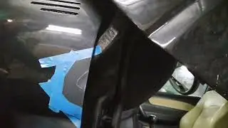 крашу в переход небольшой участок детали, в гараже, ИК сушка в помощь, материалы ONB