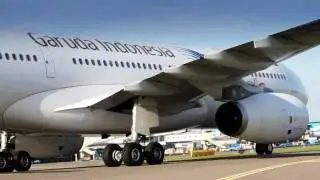 Garuda Indonesia keert terug op Schiphol - 1e landing