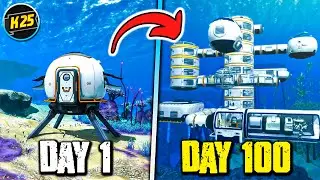 I Survived 100 Days in Subnautica: Below Zero to complete 100%, Here's What Happened! 😮