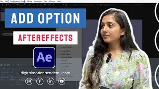 Add option in After effects | After effects | How to animate shape layers