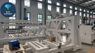 Blue Elephant Stone Machines Display