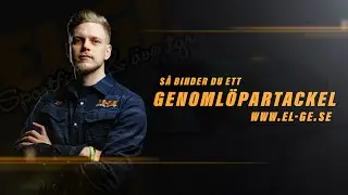 Så binder du ett genomlöpartackel | TACKELTIPS | www.el-ge.se