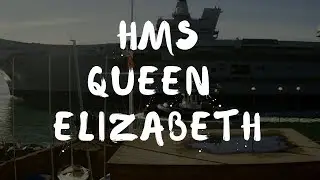 HMS Queen Elizabeth leaves Portsmouth Harbour 30/10/17