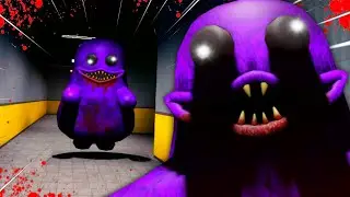 GRIMACE HORROR!!! (Roblox Horror) - Full Game + Ending - No Commentary