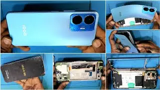 iqoo z6 lite 5g display change / iqoo z6 lite 5g disassembly / iqoo z6 lite 5g back cover open
