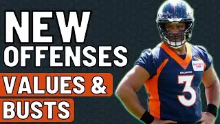 New look FANTASY FOOTBALL offenses | Sleepers, Values, Busts