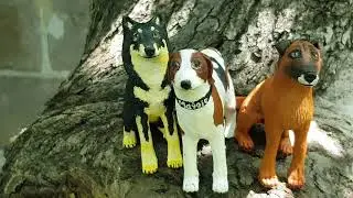 Щенячий патруль из полимерной глины. Спасение кошки Георгены.