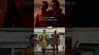 Tobey & Andrew vs. Wolverine & Deadpool | #edit #spiderman #wolverine #deadpool #nowayhome #mcu
