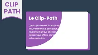 Animation originale avec Clip Path ! HTML & CSS Facile