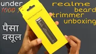 Real me Trimmer Unboxing and detail review || Best budget trimmer