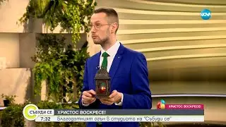 Христос Воскресе! Благодатният огън в студиото на „Събуди се