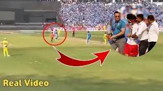 Police Arrested Palestine Supporter Fan Boy Who Breached Security To Meet Virat Kohli