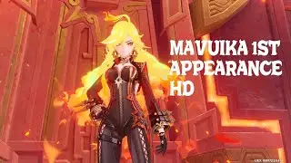 Pyro Archon Mavuika 1st Appearance in Natlan Genshin Impact HD