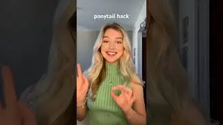 this is the only way I do ponytails 🫶🏼 #hairstyle #hair