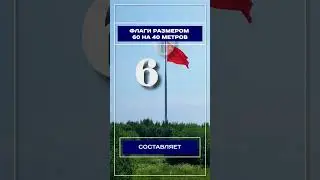 Флаги размером 60 на 40 метров
