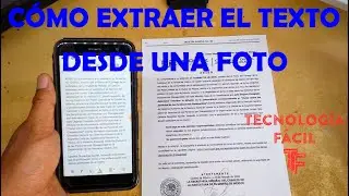 Cómo extraer el texto desde una foto