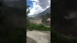 Footage of flooding affecting Huadquina in the Cusco region of Southern Peru.