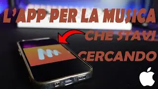 ECCO L'APP che STAVI CERCANDO per ASCOLTARE la MUSICA sul tuo IPHONE!!