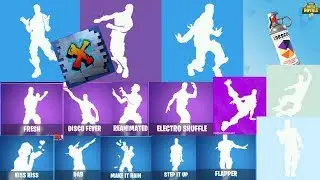 How To Use All EMOTES In Game Fortnite Battle Royale