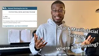 I Matched!!!! - Reflection from a future Oral & Maxillofacial Surgery Resident. #omfs #predental