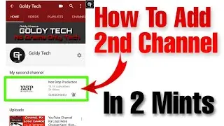 How to Add your second channel in youtube account। #shorts #viral #shortsfeed #ytshorts