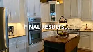 Quick Kitchen Update!  Paint your backsplash tile using ALL-IN-ONE PAINT!