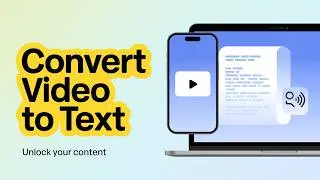 How To Convert Video to Text | Video Transcript Generator