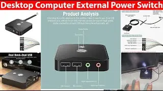 Desktop Computer External Power Switch