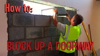 How to block up a doorway