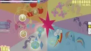 osu! - What my cutie mark is telling me (remix) and pinkie pie skin preview!