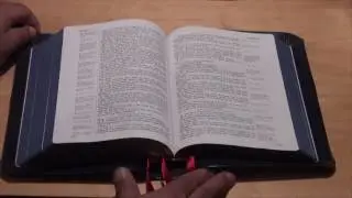 Bensbible Rebind of 2002 NASB SCR in Blue Harmattan Goatskin